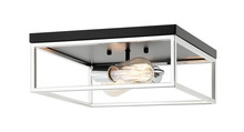 Matteo Lighting M15542BKCH - Clarke Flush Mounts