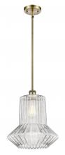 Innovations Lighting 516-1S-AB-G212 - Springwater - 1 Light - 12 inch - Antique Brass - Mini Pendant