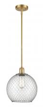 Innovations Lighting 516-1S-SG-G122-10CSN - Farmhouse Chicken Wire - 1 Light - 10 inch - Satin Gold - Mini Pendant