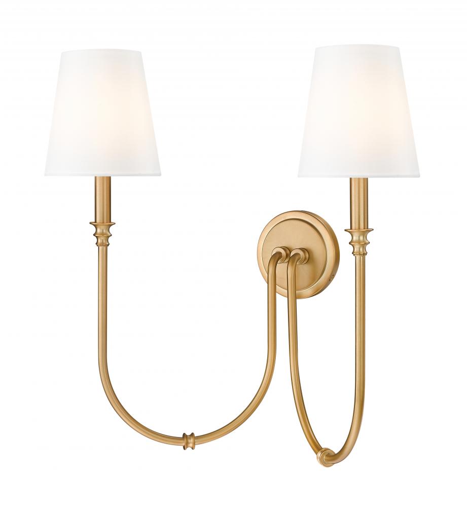 2 Light Wall Sconce