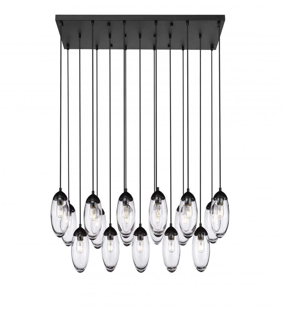 17 Light Linear Chandelier