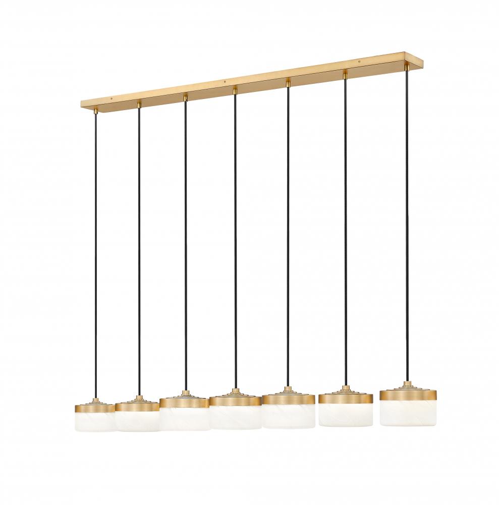 7 Light Linear Chandelier