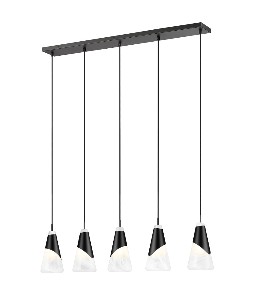 5 Light Linear Chandelier