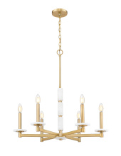 Z-Lite 3045-6MGLD - 6 Light Chandelier