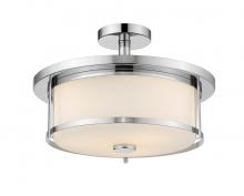 Z-Lite 465SF16-CH - 3 Light Semi Flush Mount