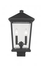 Z-Lite 568PHBS-BK - 2 Light Outdoor Post Mount Fixture