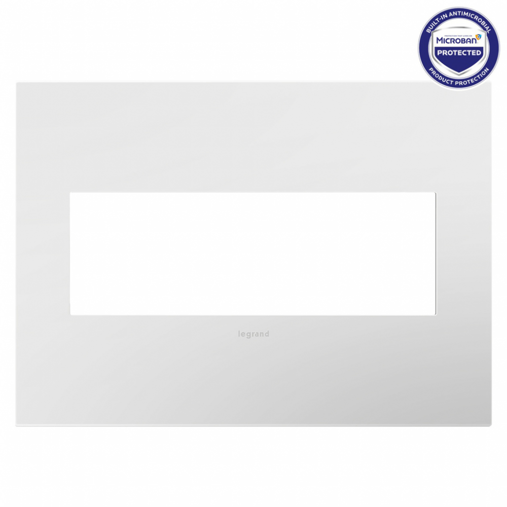 Powder White, 3-Gang Wall Plate