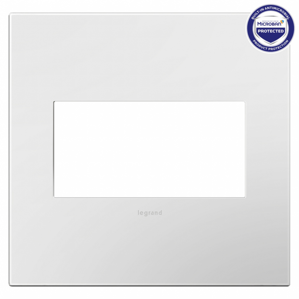 Gloss White, 2-Gang Wall Plate