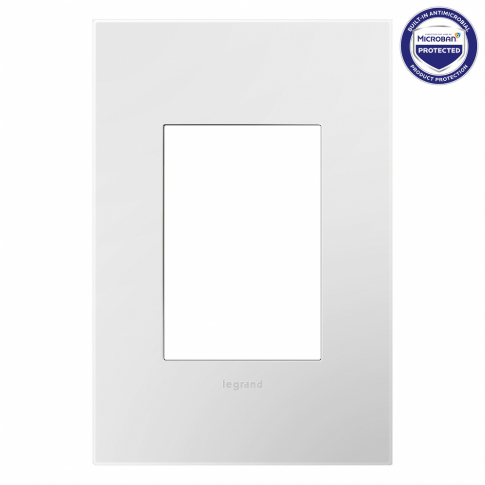 Compact FPC Wall Plate, Gloss White (10 pack)