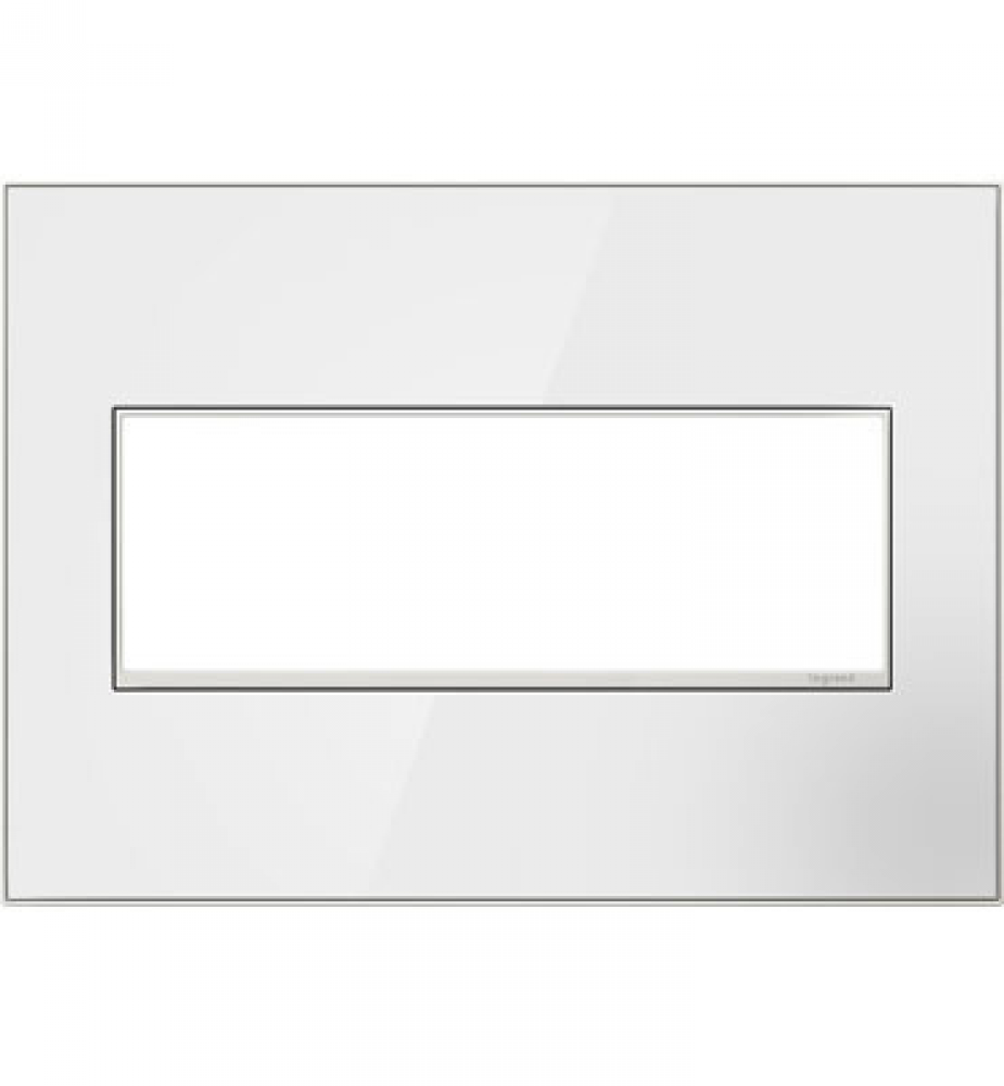 Mirror White, 3-Gang Wall Plate