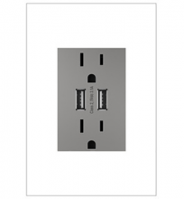 Legrand Canada ARTRUSB153M4 - Dual USB Plus-Size Outlet Combo