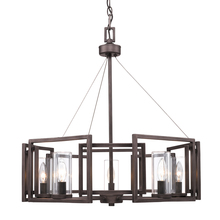 Golden 6068-5 GMT - Marco 5 Light Chandelier