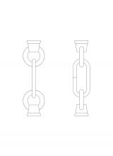 Generation Lighting 9122-05 - Replacement Chain Link and Loop in Chrome
