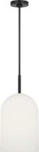 Generation Lighting GLP1941MBK - Neblina One Light Pendant