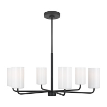 Generation Lighting GLC1026EN3/MBK - Rhett Large Chandelier