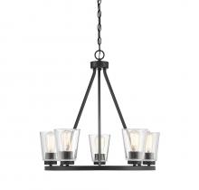 Savoy House Canada 1-1021-5-89 - Calhoun 5-Light Chandelier in Matte Black