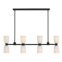 Savoy House Canada 1-1249-8-89 - Baldwin 8-Light Linear Chandelier in Matte Black