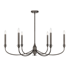 Savoy House Canada 1-1500-6-15 - Coventry 6-Light Chandelier in Mediterranean Bronze