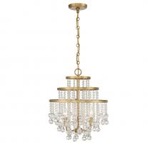 Savoy House Canada 1-1865-3-322 - Luna 3-Light Mini Chandelier in Warm Brass