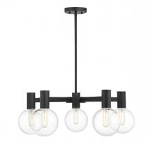 Savoy House Canada 1-3073-5-89 - Wright 5-Light Chandelier in Matte Black