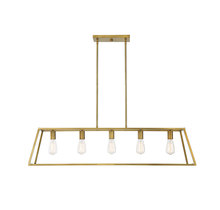 Savoy House Canada 1-327-5-322 - Denton 5-Light Linear Chandelier in Warm Brass