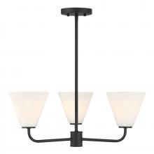 Savoy House Canada 1-4013-3-89 - Blair 3-Light Chandelier in Matte Black