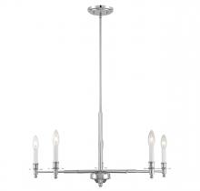 Savoy House Canada 1-4410-5-109 - Jasmine 5-Light Chandelier in Polished Nickel