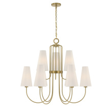 Savoy House Canada 1-4701-9-322 - Wilkes 9-Light Chandelier in Warm Brass by Dann Foley