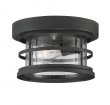 Savoy House Canada 5-369-10-BK - Barrett 1-Light Outdoor Ceiling Light in Black