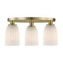 Savoy House Canada 6-1247-3-127 - Baldwin 3-Light Flush Mount in Noble Brass