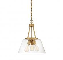 Savoy House Canada 7-1025-3-322 - Calhoun 3-Light Pendant in Warm Brass