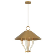 Savoy House Canada 7-6308-4-322 - Hearne 4-Light Pendant in Warm Brass by Dann Foley