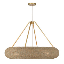 Savoy House Canada 7-8301-6-322 - Gaia 6-Light Pendant in Warm Brass by Breegan Jane