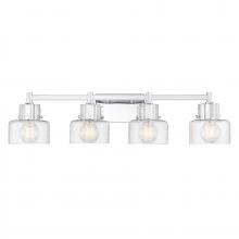 Savoy House Canada 8-1030-4-11 - Dover 4-Light Bathroom Vanity Light in Chrome