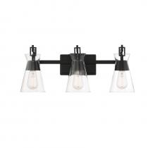 Savoy House Canada 8-1830-3-BK - Lakewood 3-Light Bathroom Vanity Light in Matte Black