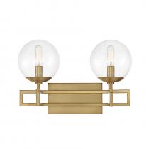 Savoy House Canada 8-1860-2-322 - Crosby 2-Light Bathroom Vanity Light in Warm Brass