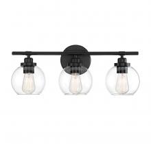 Savoy House Canada 8-4050-3-BK - Carson 3-Light Bathroom Vanity Light in Matte Black