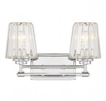 Savoy House Canada 8-6001-2-109 - Garnet 2-Light Bathroom Vanity Light in Polished Nickel