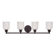 Savoy House Canada 8-6836-4-13 - Melrose 4-Light Bathroom Vanity Light in English Bronze