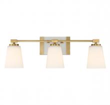 Savoy House Canada 8-6901-3-322 - Darby 3-Light Bathroom Vanity Light in Warm Brass