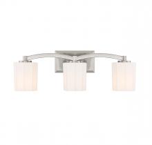 Savoy House Canada 8-7710-3-SN - Whitney 3-Light Bathroom Vanity Light in Satin Nickel