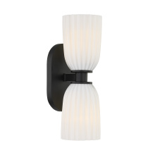 Savoy House Canada 9-1245-2-BK - Baldwin 2-Light Wall Wall Sconce in Matte Black