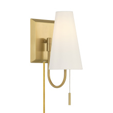 Savoy House Canada 9-4704CP-1-322 - Wilkes 1-Light Wall Sconce in Warm Brass by Dann Foley