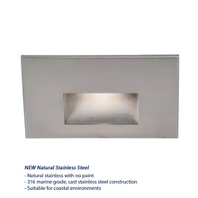 WAC Canada WL-LED100F-BL-SS - LEDme® Horizontal Step and Wall Light
