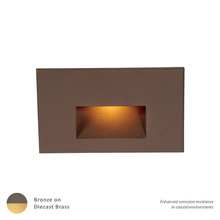WAC Canada 4011-AMBBR - LED 12V  Horizontal Step and Wall Light
