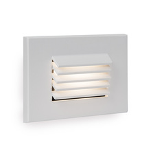 WAC Canada 4051-AMWT - LED Low Voltage Horizontal Louvered Step and Wall Light