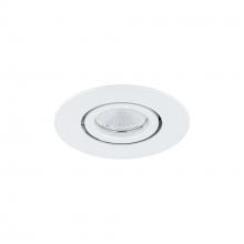 WAC Canada R2BRA-FCS-WT - Ocular 2.0 5CCT Round Adjustable Trim and Remodel Housing with New Construction Frame-In Kit and D