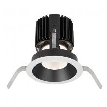 WAC Canada R4RD1T-F827-BKWT - Volta Round Shallow Regressed Trim with LED Light Engine