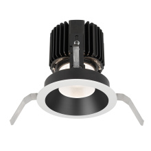 WAC Canada R4RD1T-NTWB-BKWT - Volta 4.5" Round Shallow Regressed Trim with LED Light Engine