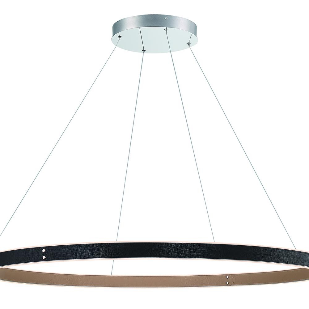 VERDURA,MED,RND,CHANDELIER,BLK
